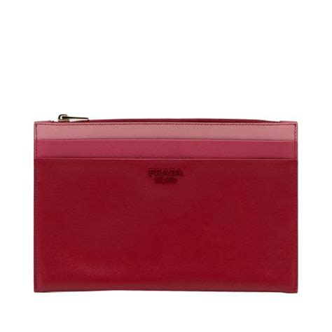 prada saffiano travel clutch|prada purses.